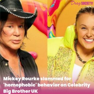 Mickey Rourke slammed for 'homophobic' behavior on Celebrity Big Brother UK