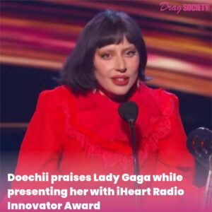 Doechii praises Lady Gaga while presenting her with iHeart Radio Innovator Award