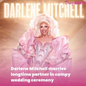Darlene Mitchell marries longtime partner in campy wedding ceremony