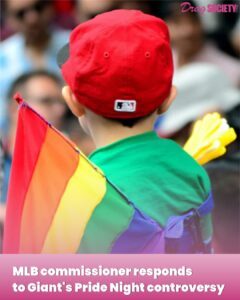 MLB commissioner responds to Giant's Pride Night controversy